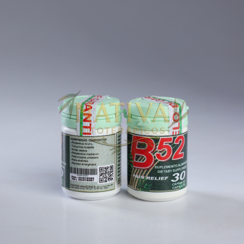 B52 Pain Relief Suplemento Alimentar 30 Cápsulas