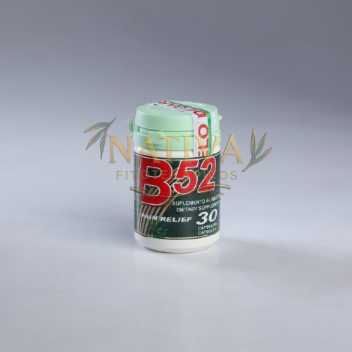 B52 Pain Relief Suplemento Alimentar 30 Cápsulas