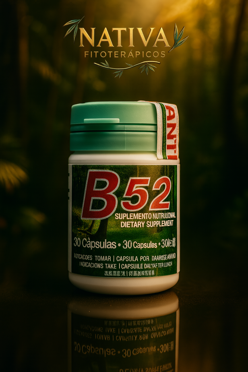 B52 Suplemento Alimentar Original 30 Cápsulas
