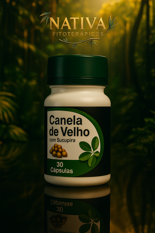 Canela de Velho com Sucupira Original 30 Cápsulas