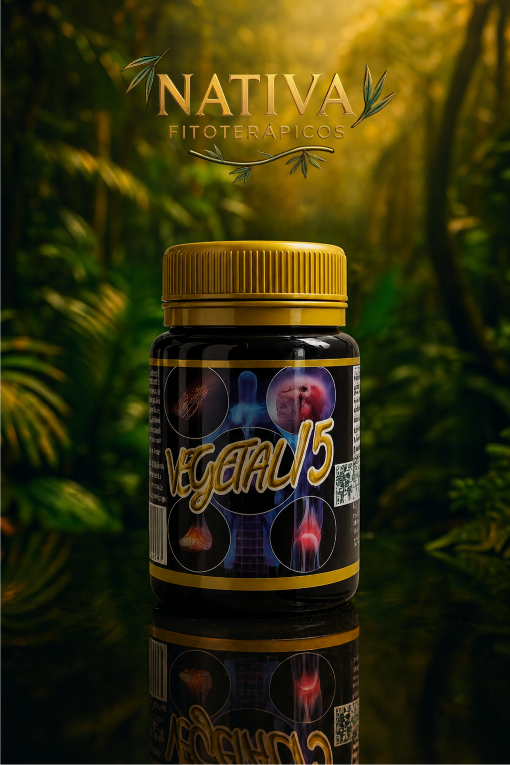 Vegetal 15 Suplemento Alimentar Original 15 Cápsulas