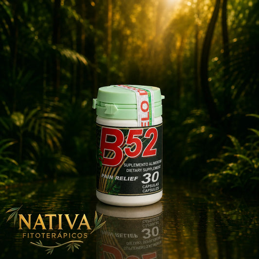 B52 Pain Relief Suplemento Alimentar 30 Cápsulas